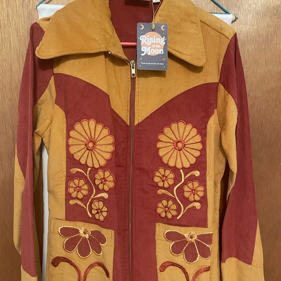 Hippie Shake Honey Hi Floral Embroidered Jacket - Picture 2 of 4